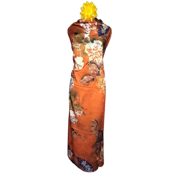 NWT Double Sided Silk Scarf 53"x53" Large Square Shawl Wrap XiangYunShal 22751 - Picture 13 of 16